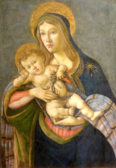 The Virgin and Child with the Crown of Thorns and Three Nails by Sandro Botticelli